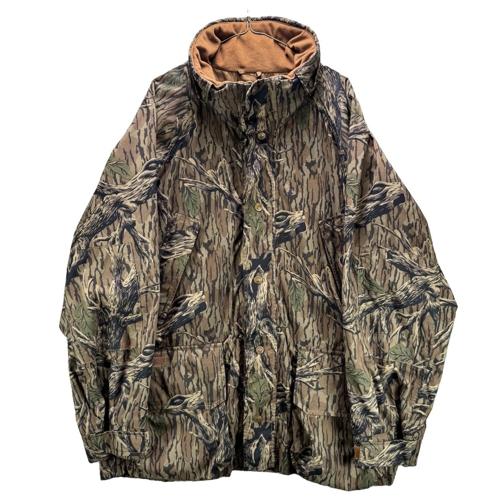 Vintage Columbia Hunting Jacket Mens XL Mossy Oak Original Treestand Camo 90s